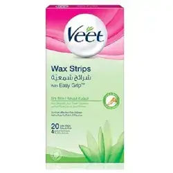 Veet Wax Strip For Dry Skin 20pcs