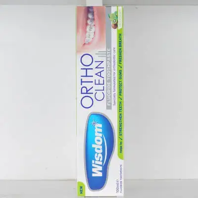 Wisdom Ortho Clean fluoride toothpaste