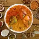Meat Mandi With Half Chicken