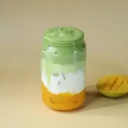 Mango Matcha Latte