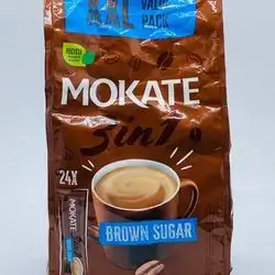 Mokati Coffee 3*1 Brownie Sugar Sachet *24