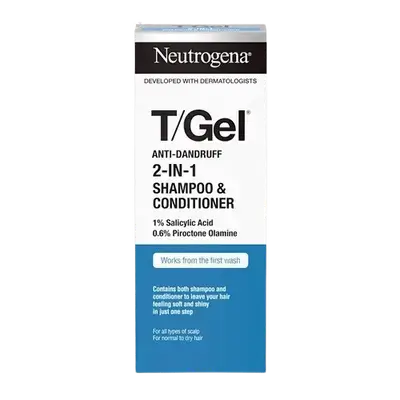 T/Gel Anti-Dandruff 2-In-1 Shampoo & Conditioner 250ml _ Neutrogena