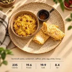 Balaleet with Honey and Egg