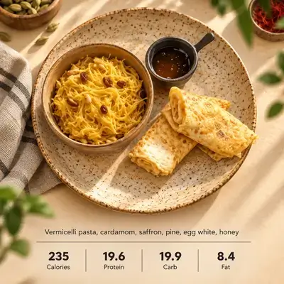 Balaleet with Honey and Egg