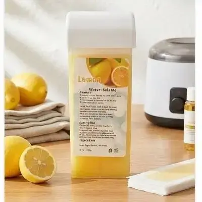Lemon Water-Soluble Roll-On Depilatory Wax