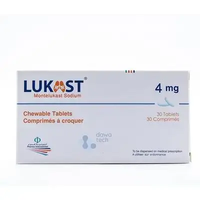 lukast 4mg montelukast- 30 chewable tablets
