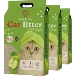 Petaholie Cat Green Apple Litter 30L