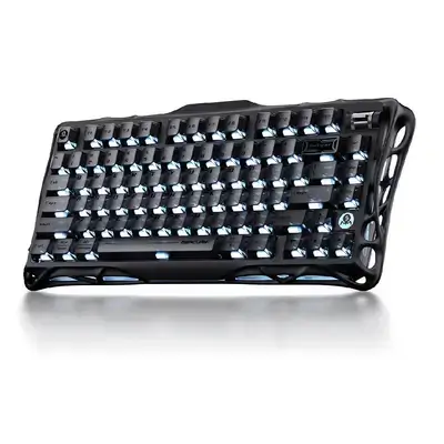GravaStar Mercury K1 Wireless RGB Gaming Keyboard — XTAL-Black Edition