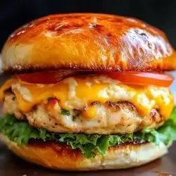 Chicken Burger With Cheese