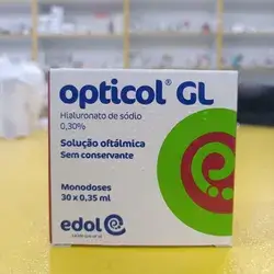Opticol GL Lubricant for eyes 30 pic single dose Germany