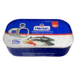 Henan Sardines Vegetable Oil Chili 125 g