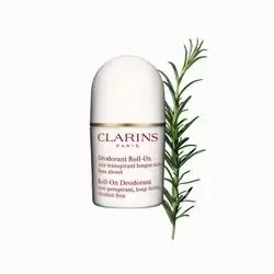 Clarins deodorant roll-on anti perspirant long-lasting alcohol-free 50ml