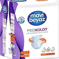 mavi beyaz Pads XL 7 pcs