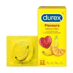 durex Flavours - 12 Coloured & Flavoured Condoms