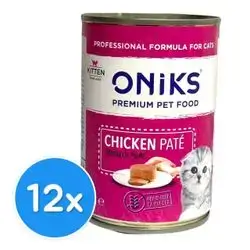 Oniks kitten chicken pate 400Gx12