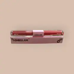 SHEGLAM 2in1 Double-Headed Lip Glaze - 12 Again & again