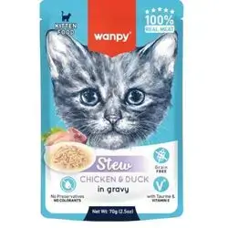 Wanpy Stew Chicken & Duck 70g