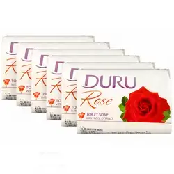 Duru Toilet Soap With Rose extract 65g x 6