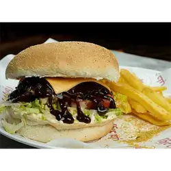 BBQ Burger Sandwich (Chicken or Beef)