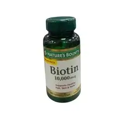 Biotin 10,000mcg 180softgel (natures bounty )