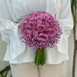Rose And Gypsophila Bouquet 