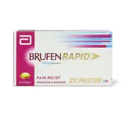 Brufen Rapid 400mg -2X Faster-softgels