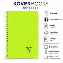 Notebook,french , A5 Size,180 pages.