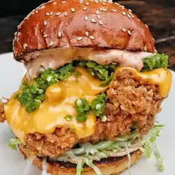 Cheese Crispy Smash Burger