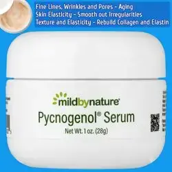 Pycnogenol® Serum, French Maritime Pine Bark Extract, Suitable for All Skin Types, pH Balanced, Cruelty-Free, No Parabens, No Phthalates, Anti-aging and Firming, Skin Elasticity, Pores and Wrinkles, 28g Pycnogenol Serum