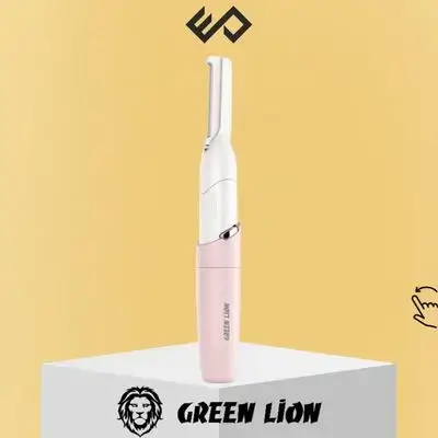 Green Lion Eyebrow Hair Trimmer - Pink