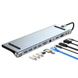 Go-Des 14-in-1 Multi-Function USB-C Docking Station