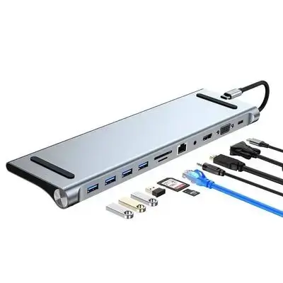 Go-Des 14-in-1 Multi-Function USB-C Docking Station