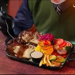 Steak with Wood