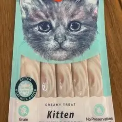 Wanpy kitten creamy treat chicken&codfish 5p