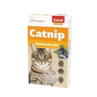 Sanal Original - Heart Tabs with Catnip 30g