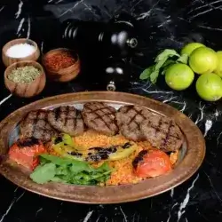 Kofte On Bulgur