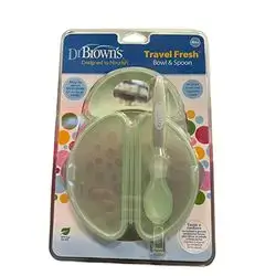 DrBrown's Travel Fresh Bowl & Spoon 4m+