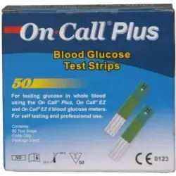 On-Call Plus blood glucose test strips 50 pcs