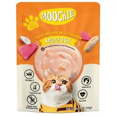Moochie Tuna Mousse With Salmon 70g