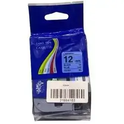 Label Tabe Brother Master Copy-12mm-Black On Blue