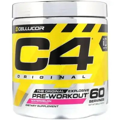 C4 Original Pre Workout Powder watermelon flavor 60 servings