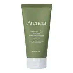 Arencia - Green Tea + LHA Deep Pore RIice Cake Cleanser - Face wash gel with Green Tea - 150ml - ORIGINAL