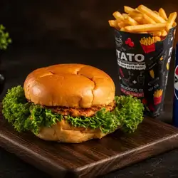 Chicken Burger Combu Meal