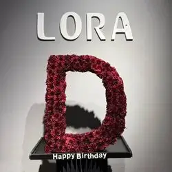 Flower And Letter
