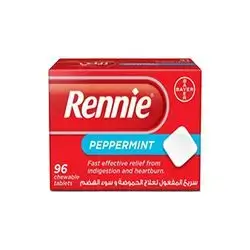 Rennie Peppermint 96 Chewable Tablets