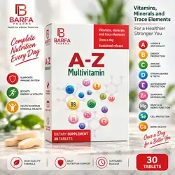 BARFA Pharma A-Z Multivitamin – 30 Tablets