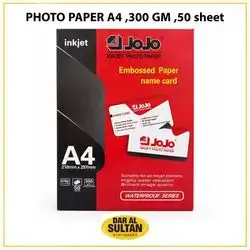 Photo paper,glossy,300gm,50 sheets.