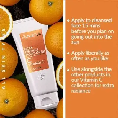 Anew Daily Defence Moisturiser Vitamin C 50spf 50ml