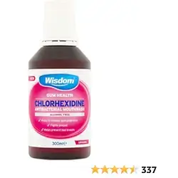 wisdom chlorhexidine mouthwash 300ml (original flavour)
