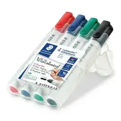 Staedtler Lumocolor Whiteboard Marker Set-4pcs